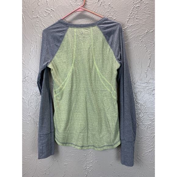 Tek Gear Women’s Long Sleeved Drytek Shirts Jersey Yellow Gray Size Medium‎ - Picture 3 of 3